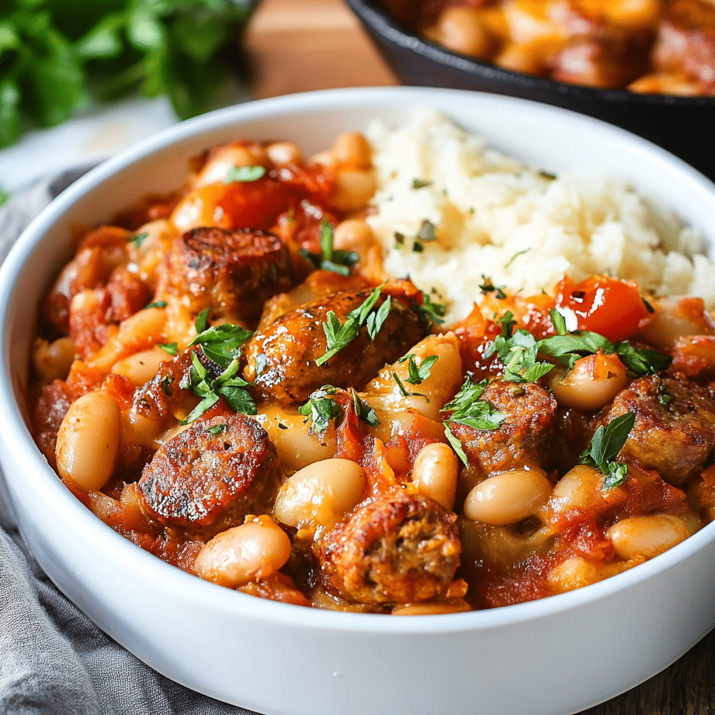 Exquisite Beans And Sausages Recipe Abstract for Your Screen Exquisite Beans And Sausages Recipe Abstract for Your Screen