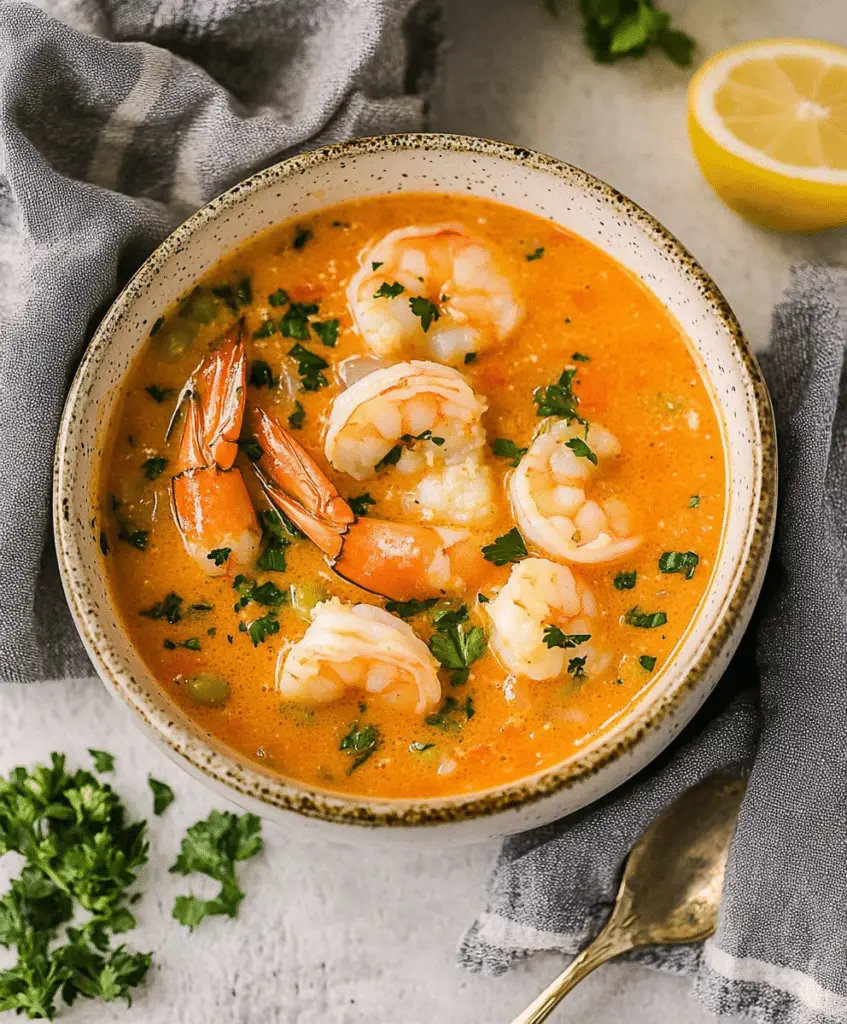 Crab And Shrimp Seafood Bisque Recipe - amandarecipes.com